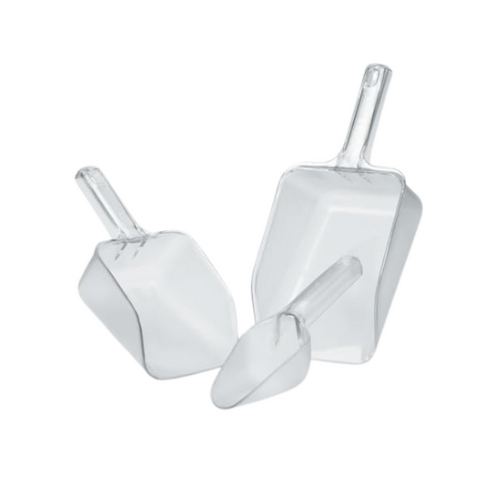 Rubbermaid® Multi-Purpose Scoops – 5 oz. & 32 oz., Clear Polycarbonate