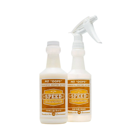 Speed Cleaning™ Pet "Oops" Concentrate – 16 oz with Mixing Bottle and Sprayer