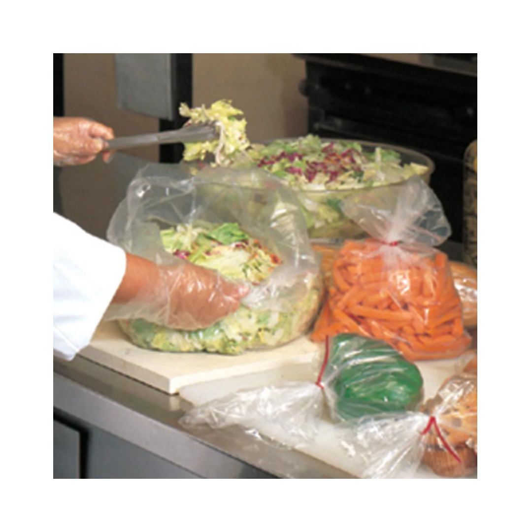 LK® Polyethylene Gusset Bag – 12" x 6" x 24", Gauge .00075