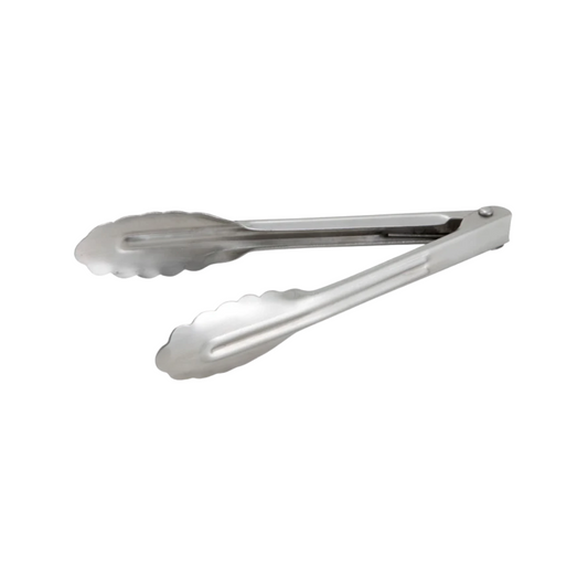 Winco® Heavyweight Stainless Steel Utility Tongs – 7", 9", 16"