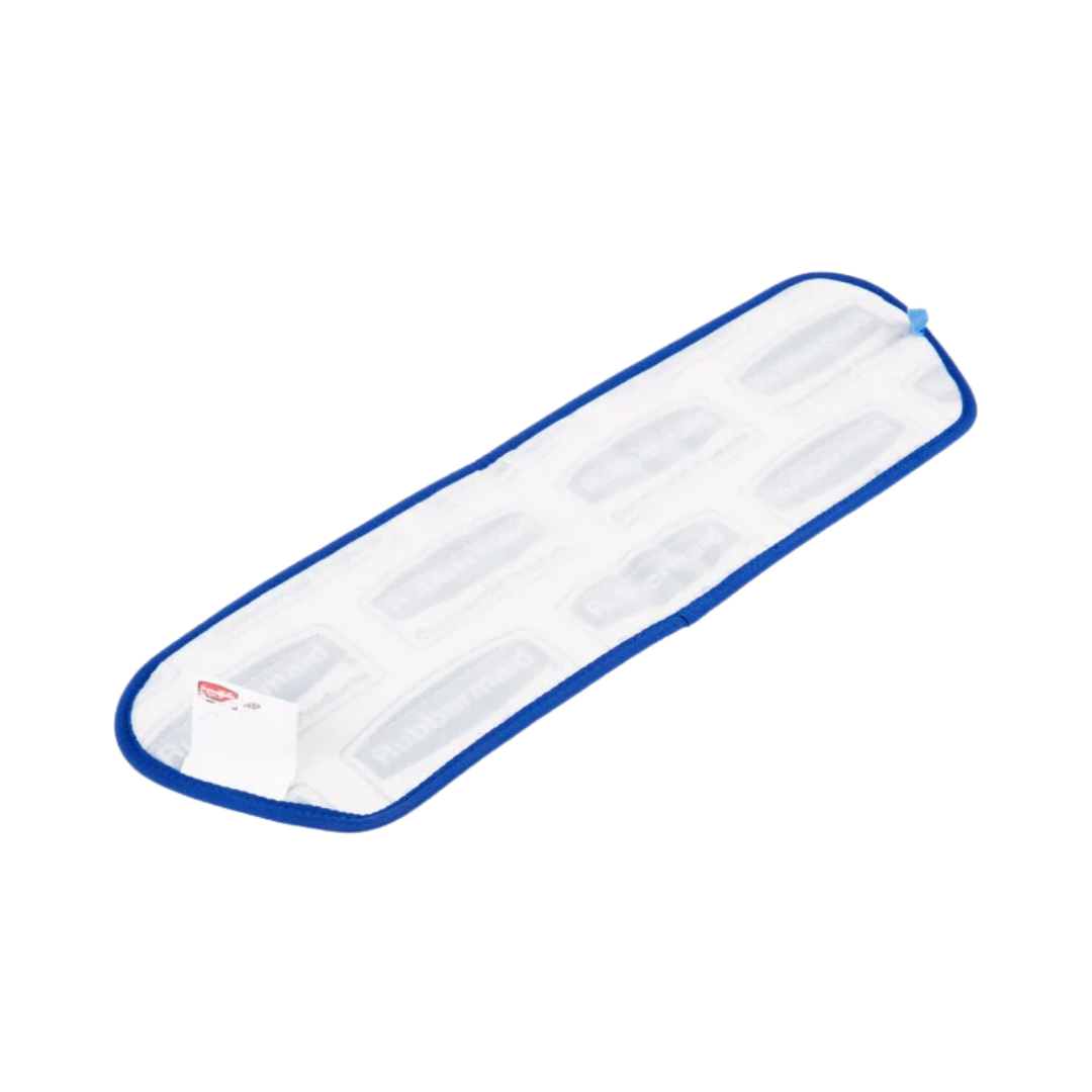 Rubbermaid® Microfiber Finish Pad – 5.5" x 18", Blue/White