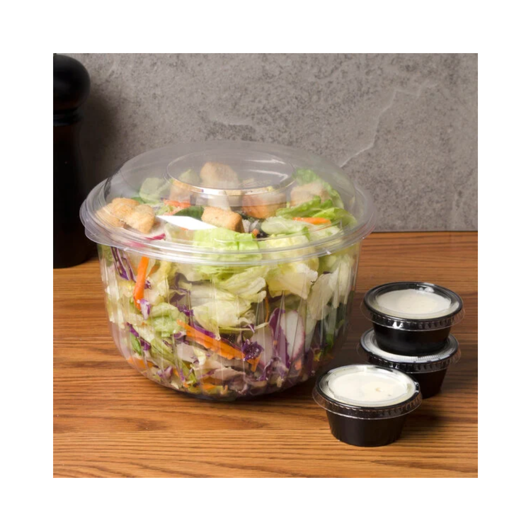 Dart® PresentaBowls™ OPS Clear Bowls & Dome Lids – 12 oz, 24 oz & 64 oz Lid