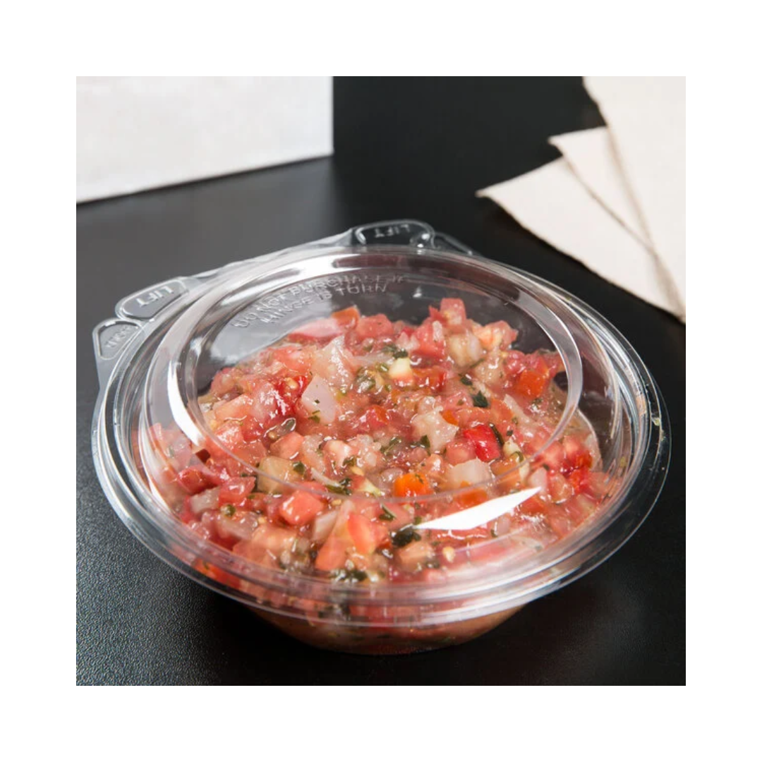 Dart® Safe Seal™ Tamper Resistant Bowls w/Dome Lids – 8 oz & 48 oz