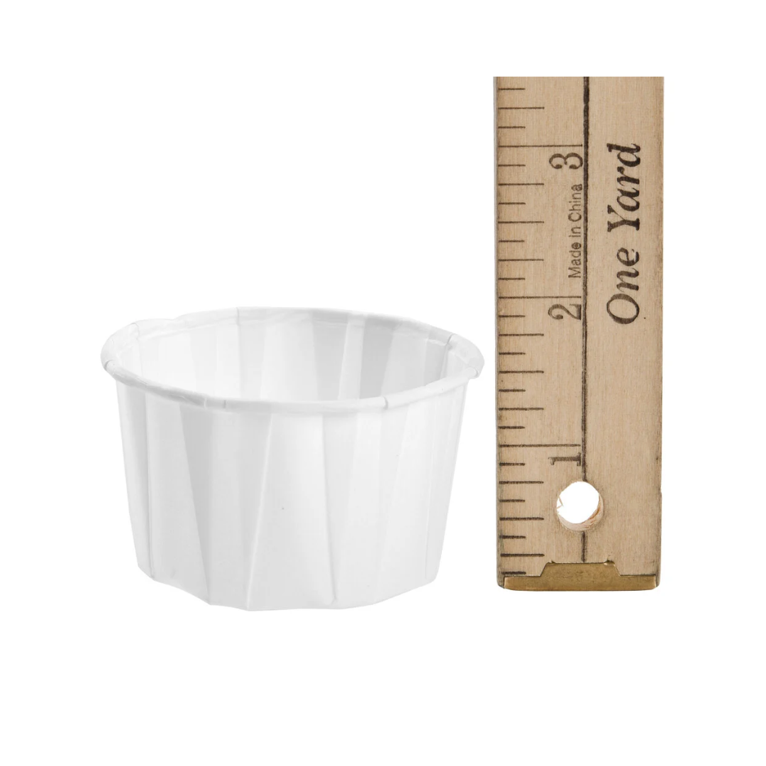 Solo® Treated Paper Soufflé Cup – 3.25 oz., White
