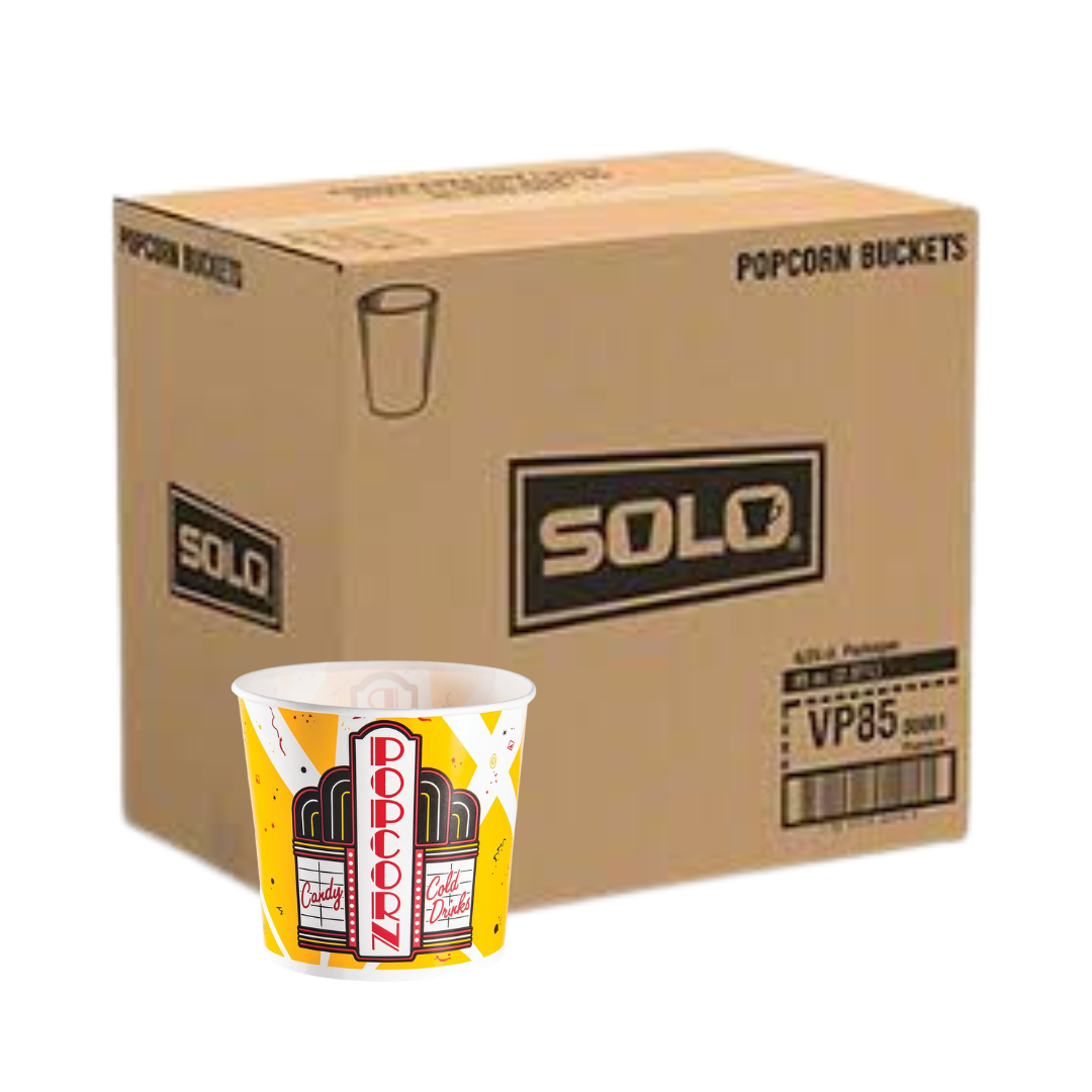 Solo® Popcorn Bucket – 85 oz, Premier Design