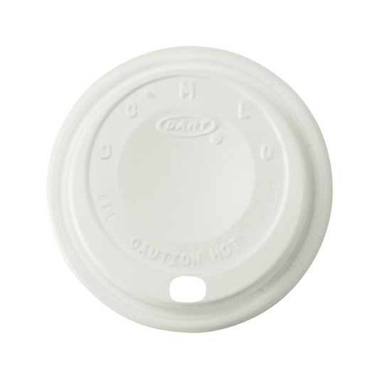 Dart® 8 oz. HIPS Cappuccino Lid – White