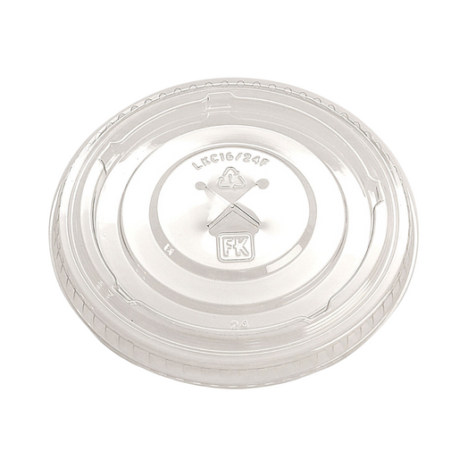 Fabri-Kal® Clear No Slot Lid For 16-24 oz. Cup