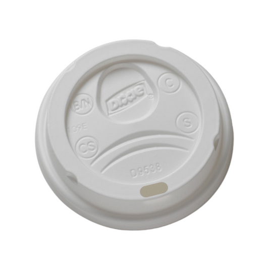 Dixie® White Dome Lid for 8 oz. Paper Hot Cup