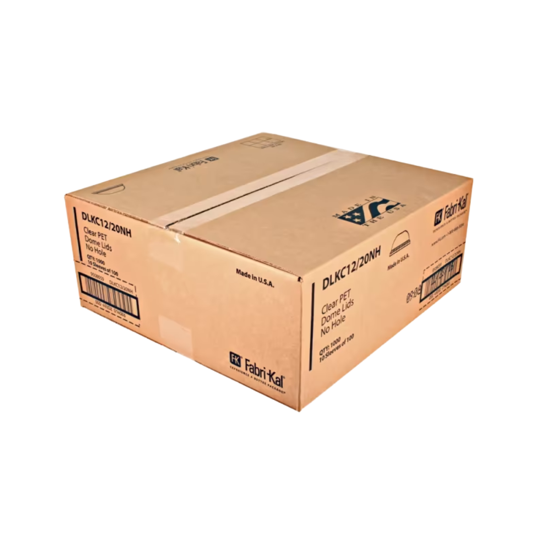 Fabri-Kal® Clear APET Dome Lids w/o Hole