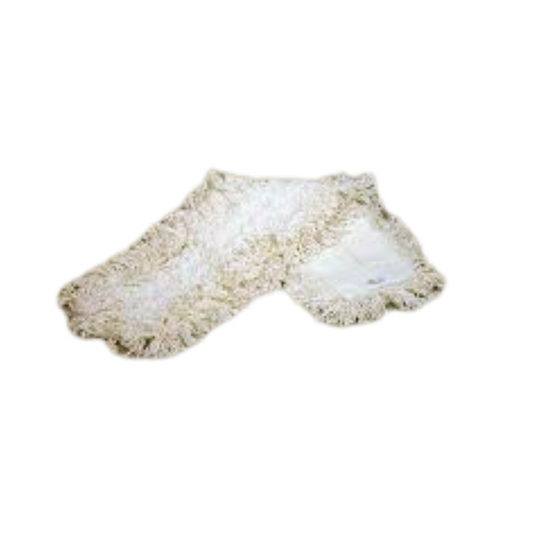 Stardust® Cotton Blended Yarn Dust Mops – 5" Width, White, 18" to 48"