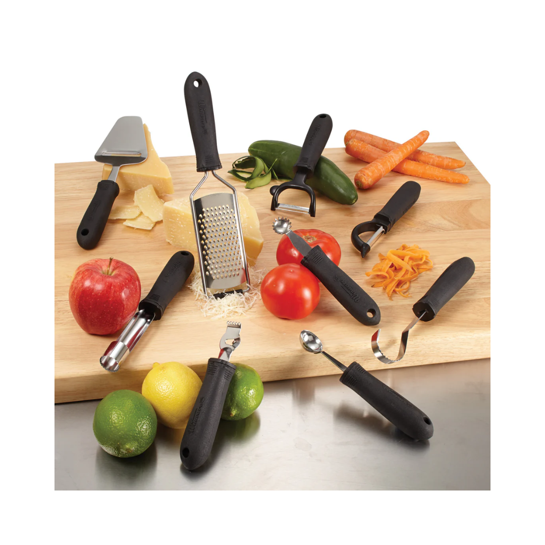 Winco® Ergonomic Straight Edge "Y" Peeler with Soft Grip Handle