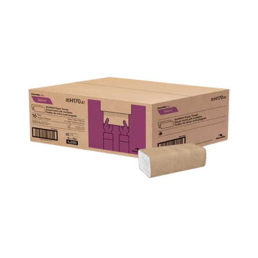 Cascades PRO® Select Multifold White Paper Towels – 9" x 9.45"