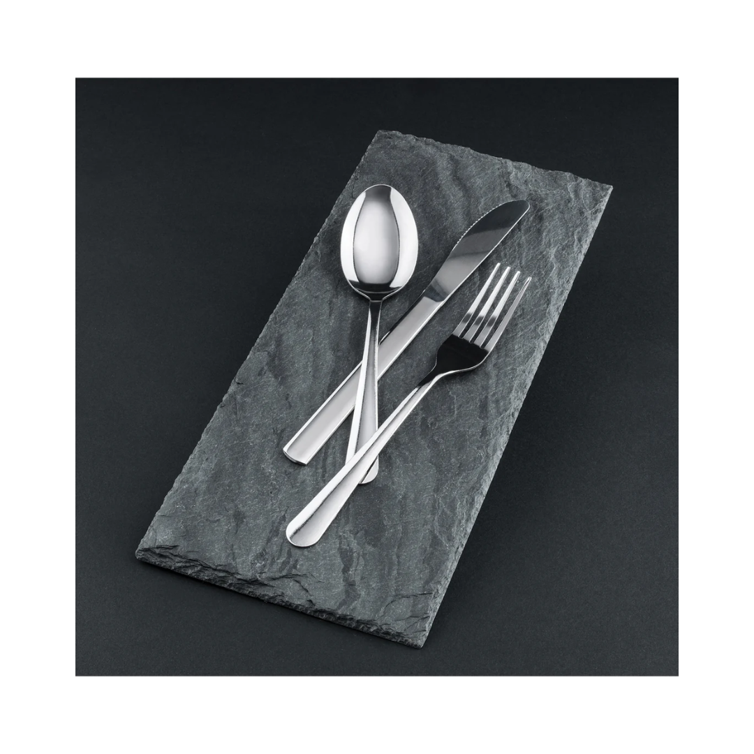 Winco® Windsor 18/0 Stainless Steel Flatware – Classic Smooth Contour, Medium & Heavy Weight