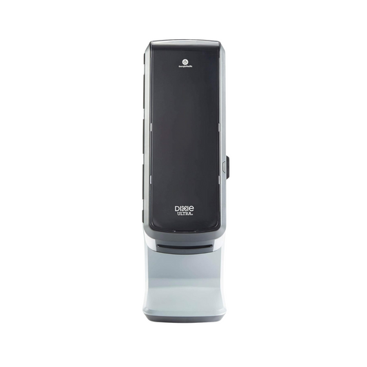 Dixie® Ultra™ Tower Interfold Napkin Dispenser – Black, Model 54550A, Holds 1000 Napkins, 8.8" x 9.3" x 27.6"