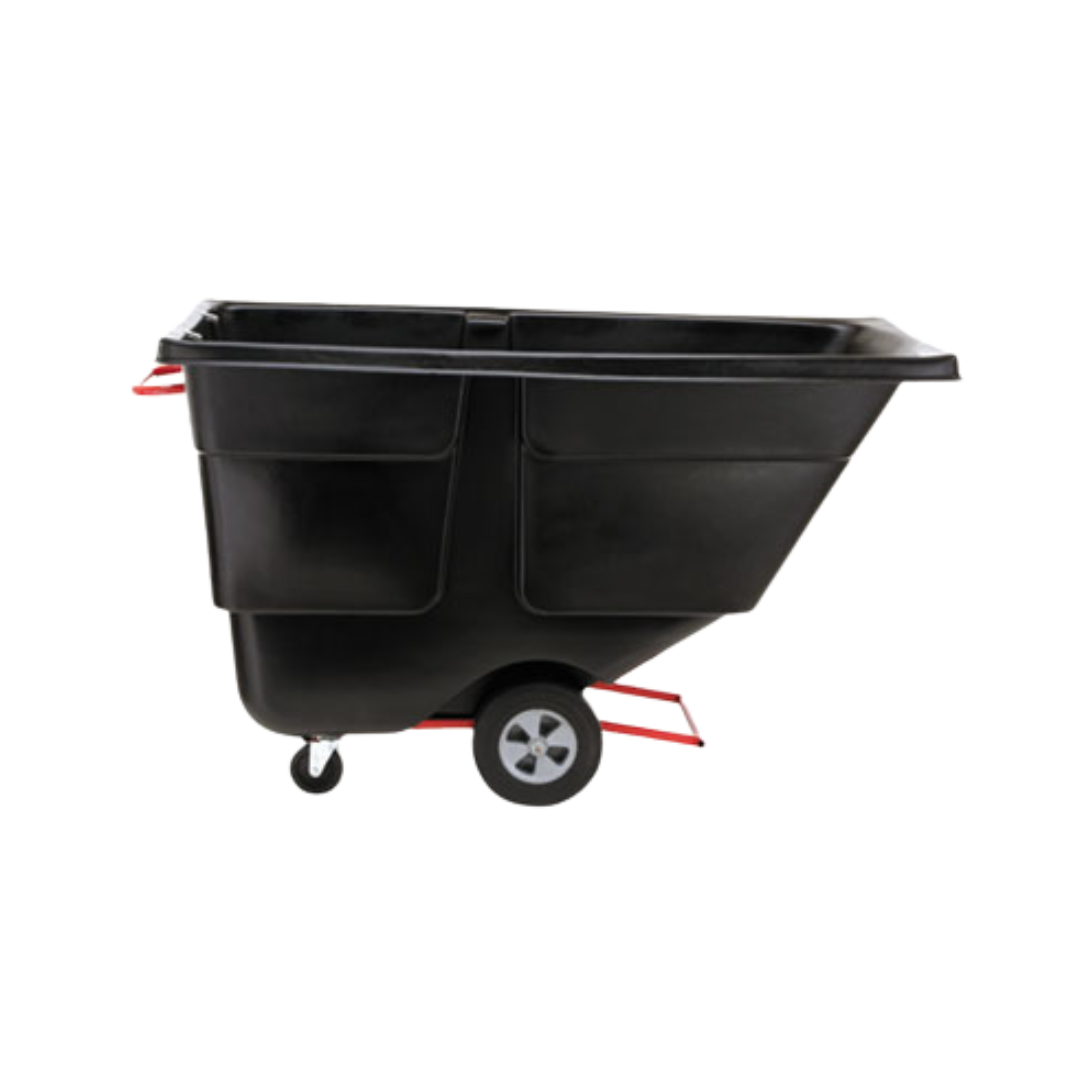 Rubbermaid® Rotomolded 1 Cubic Yd. Tilt Truck – Utility Duty, Black