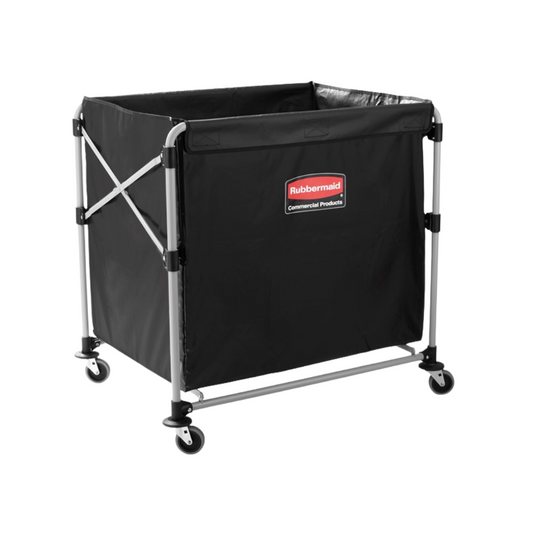 Rubbermaid® Executive Black Collapsible X-Cart – 8 Bushel