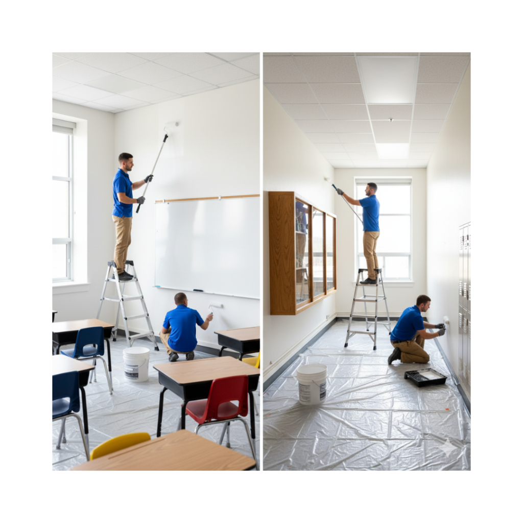 Professional School Painting & Repair – Clean and Inspiring Learning Spaces