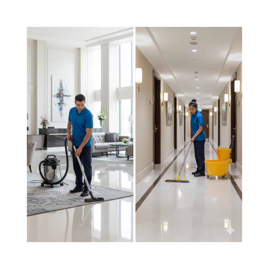 Servicio profesional de limpieza de hoteles: habitaciones impecables