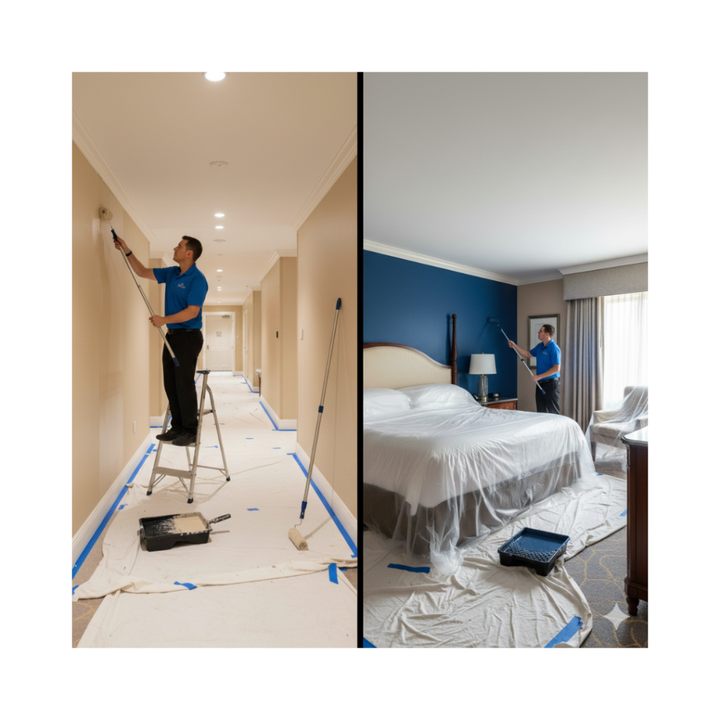 Professional Hotel Painting & Repair – Elegant and Inviting Spaces
