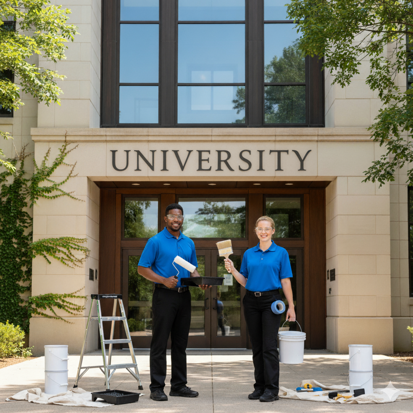 Professional University Painting & Repair – Clean and Productive Campus Spaces